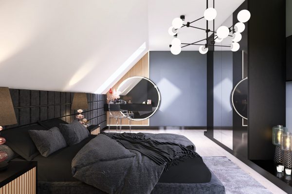 Sypialnia minterior projektowanie wnetrz architekt stylizacja urzadzamy dom 2 scaled